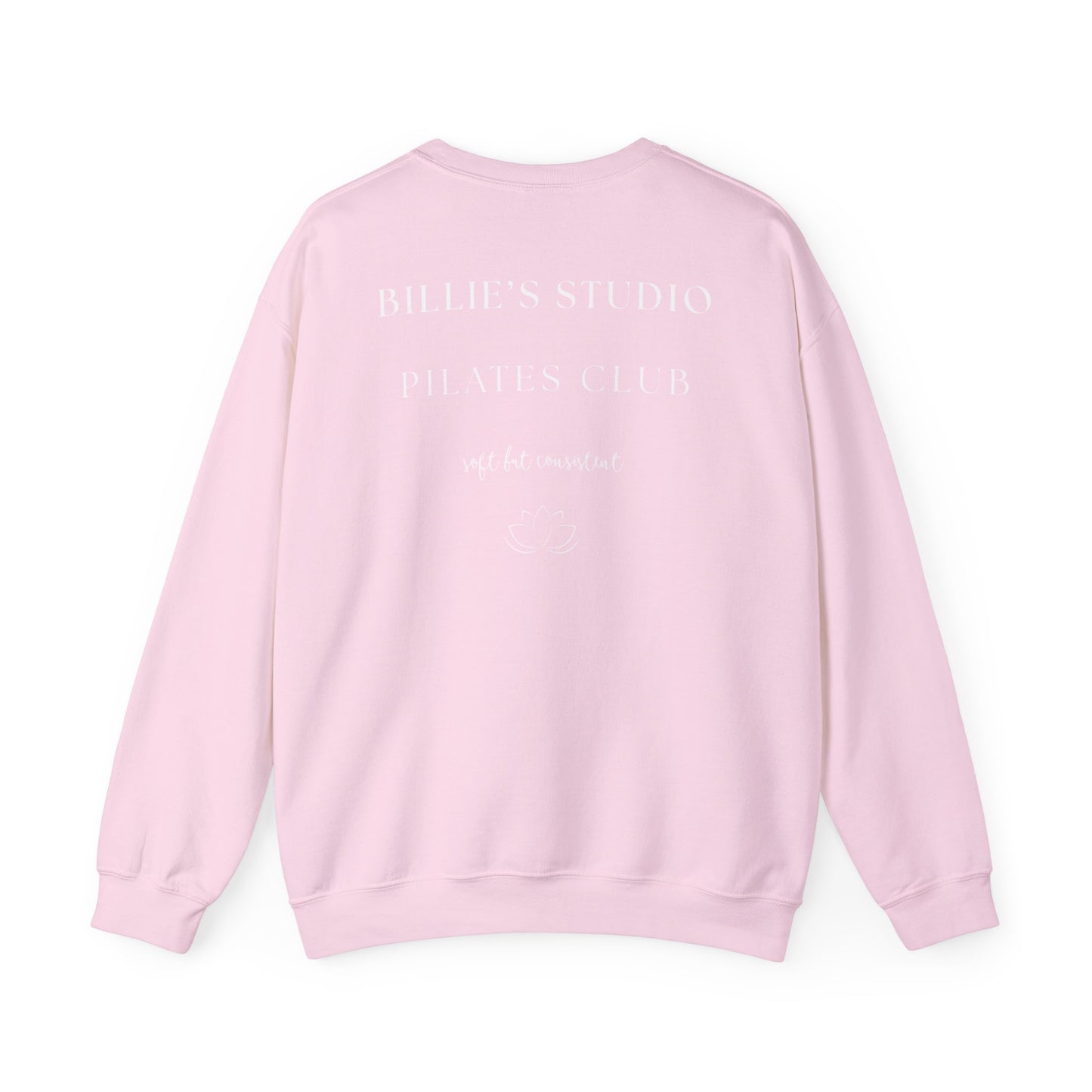 Billie’s Studio Pilates Club Sweatshirt – Soft Pink Edition