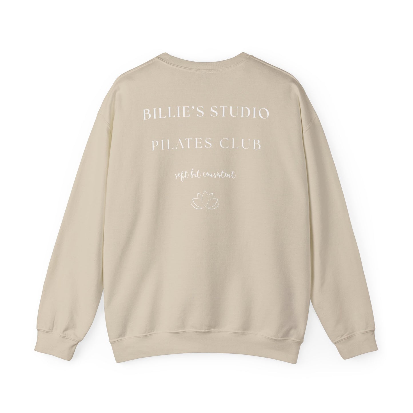 Billie’s Studio Pilates Club Sweatshirt – Soft Pink Edition