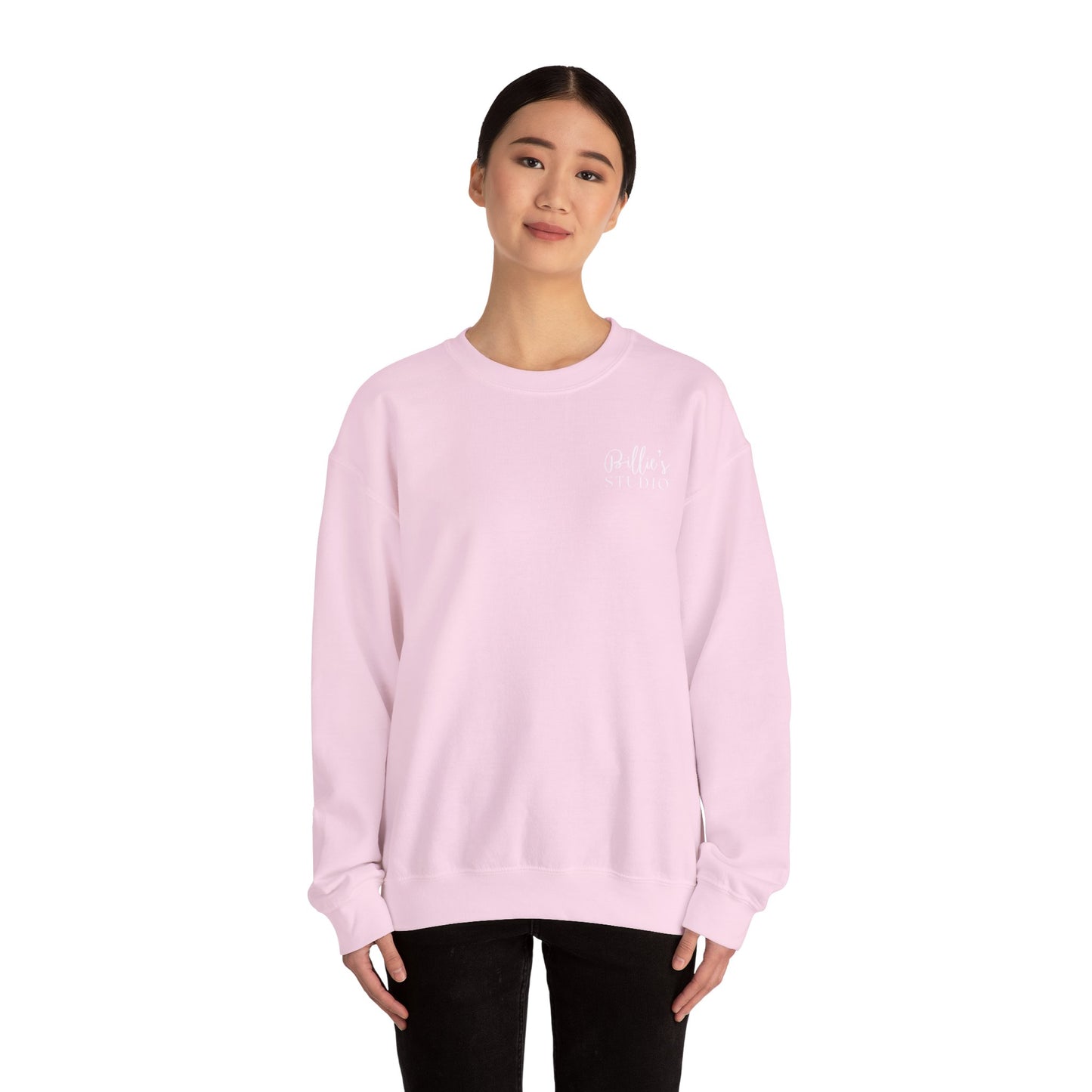 Billie’s Studio Pilates Club Sweatshirt – Soft Pink Edition